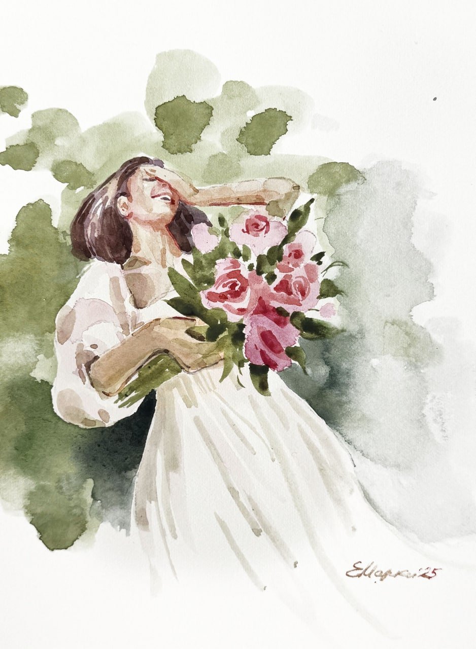 Mini tarjeta para el ramo