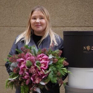 Composición navideña «Corazón»