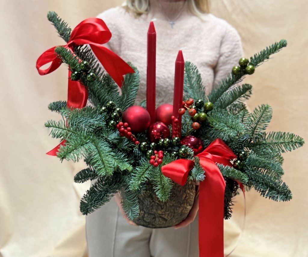 Composición navideña clásica