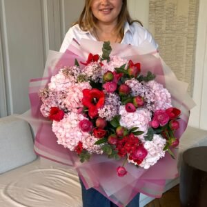 Hortensias y peonías