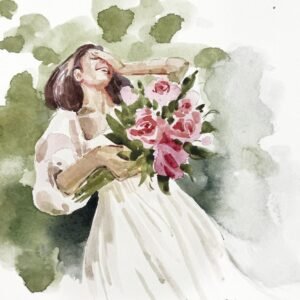 Mini tarjeta para el ramo