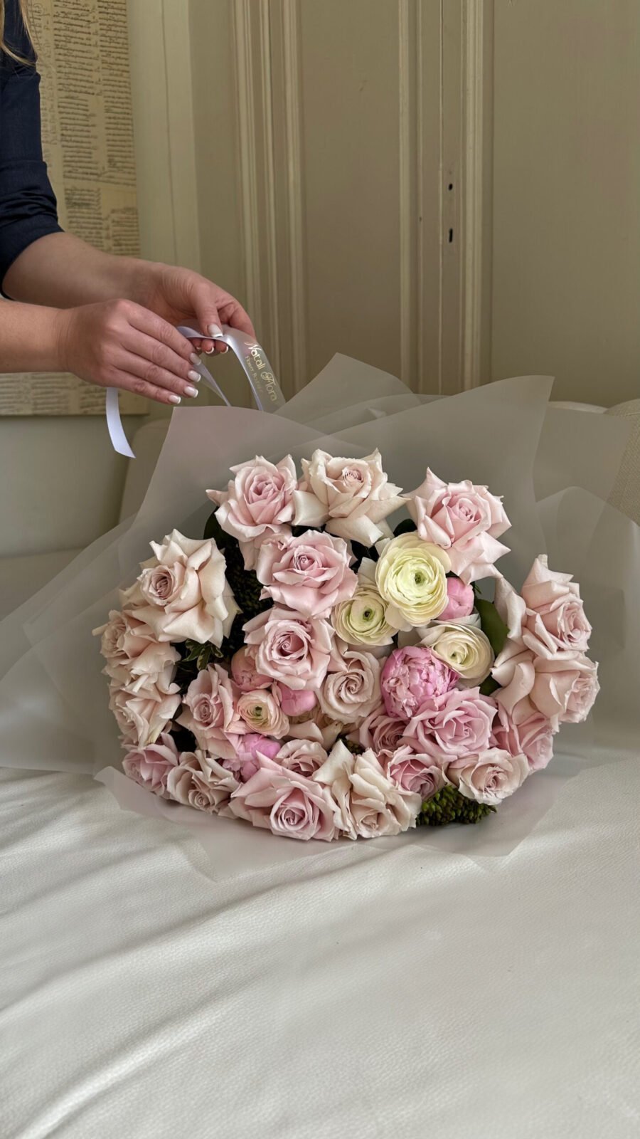 Ramo de rosas «Delicadeza Exquisita»