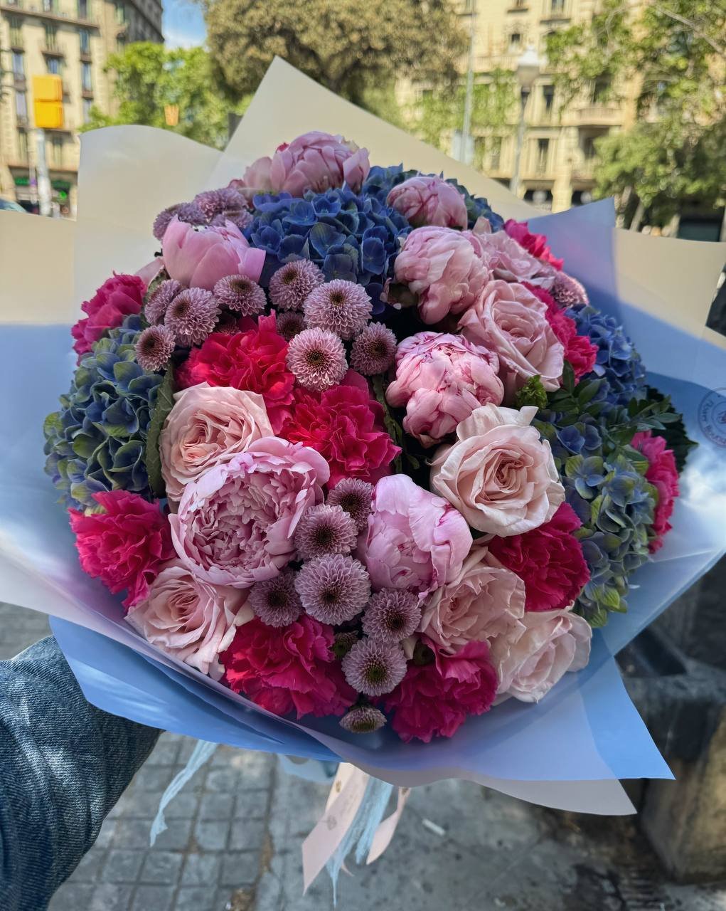 Ramo de colores jugosos