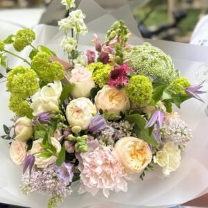 Inspiración 100 ramo de flores delicadas