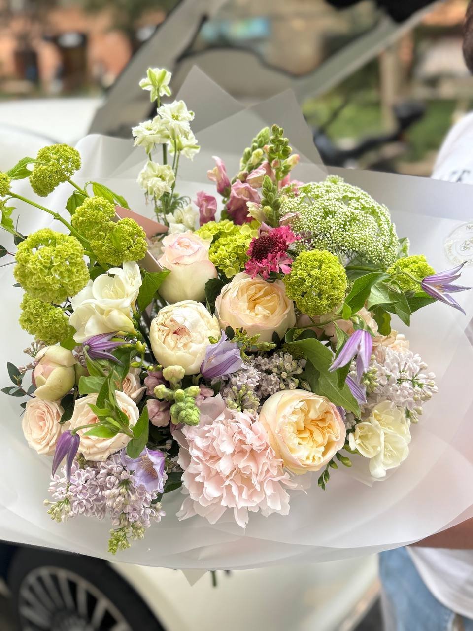 Inspiración 100 ramo de flores delicadas