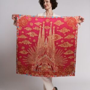 Pañuelo de seda “Sagrada Familia”