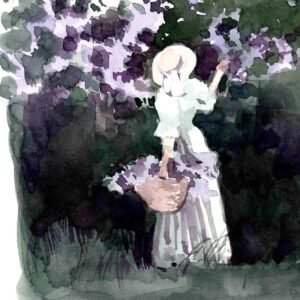 Tarjeta con Lila para el ramo